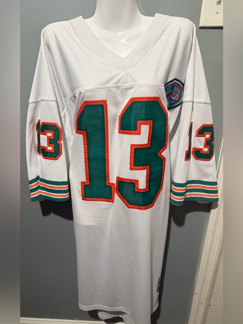 Dan Marino 1994 75th Vintage Mitchell & Ness Miami Dolphins NFL Jersey Size 58